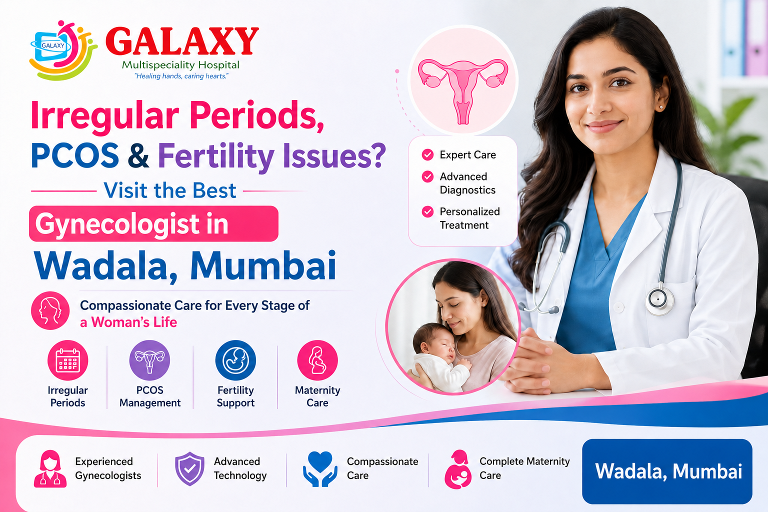 Irregular Periods, PCOS & Fertility Issues? Visit the Best Gynecologist in Wadala, Mumbai